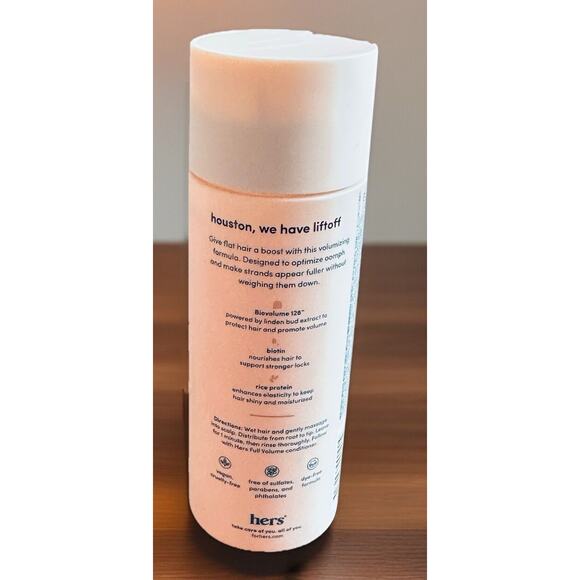 HERS Full Volume Shampoo Coastal Cedar Citrus Scent Lightweight Formula for JLo - Picture 3 of 4